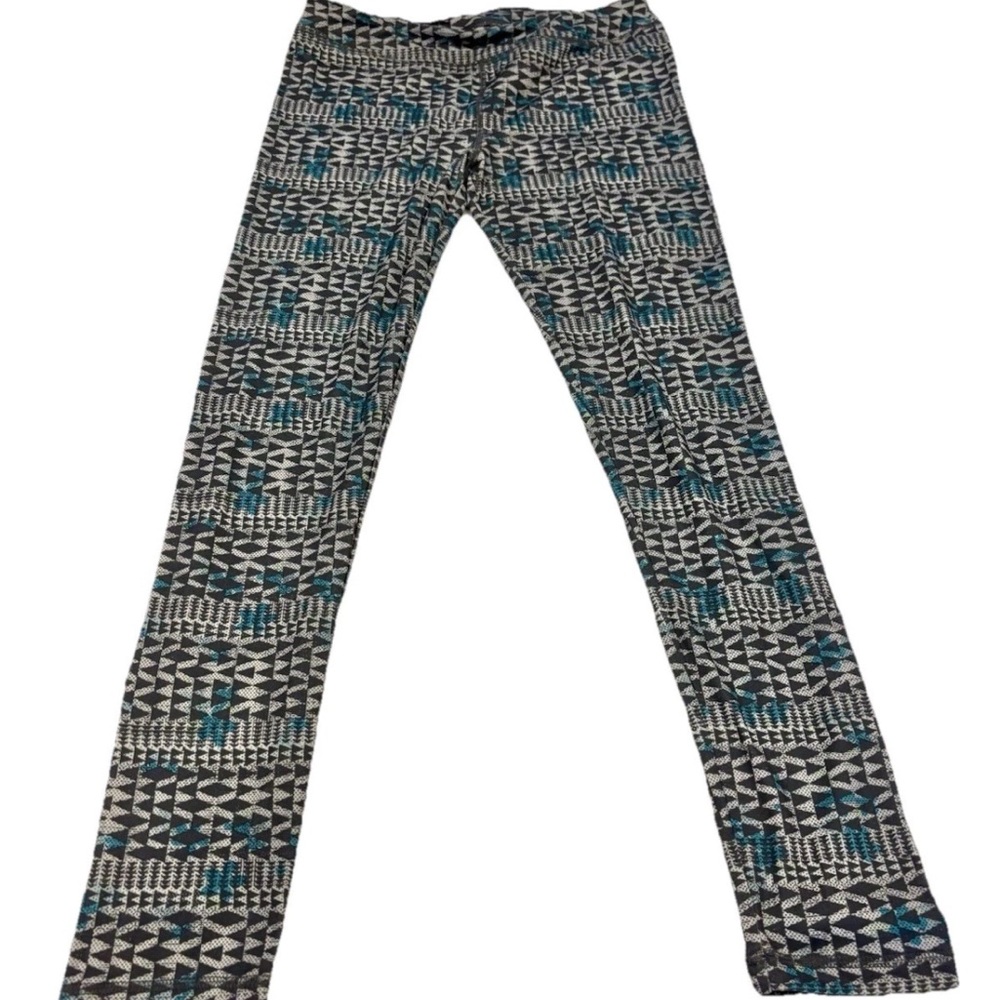 SO Yoga Womens Gray Elastic Waist Athletic Compression Leggings Size M